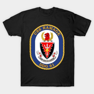 USS Ramage (DDG-61) wo Txt T-Shirt